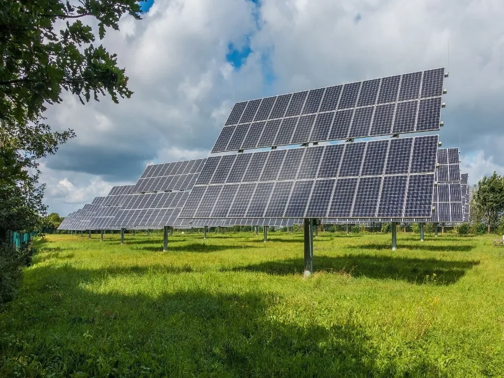 solar panel farm