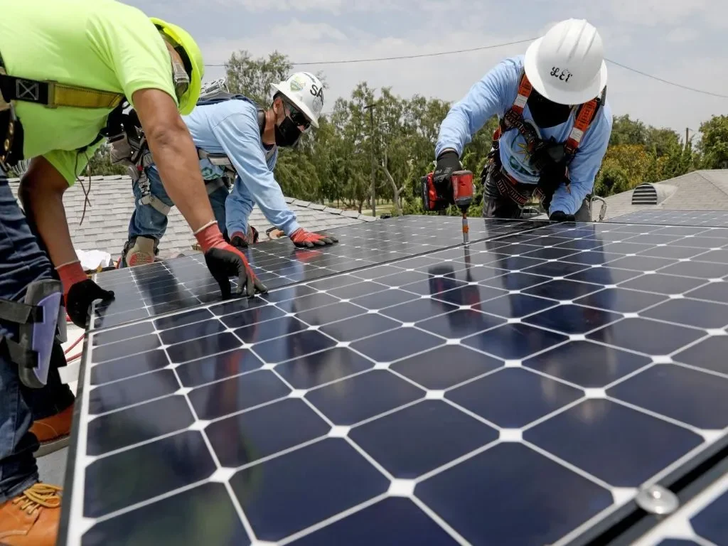 solar panel installation in California
