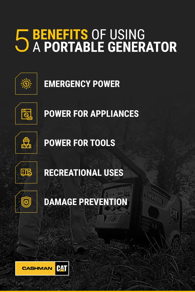 the main advantage of portable generators